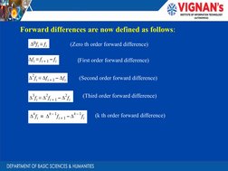 Newton's Forward & Backward Interpolation | PDF | Finite Difference ...