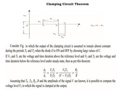 Clamping Circuit Theorem PDF | PDF | Science & Mathematics