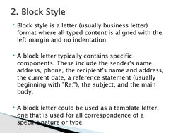 Business Letter Formats Explained | PDF | Written Communication ...