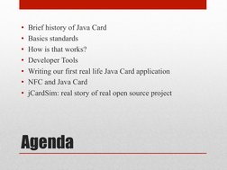 Jcardsim Java Card Is Simple!: Javaone Moscow, 2013 | PDF | Java ...