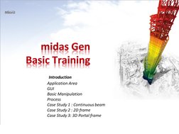 Midas Gen Basic Usage Guide | PDF | Beam (Structure) | Deformation ...