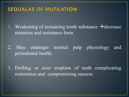 Management of Grossly Mutilated Teeth | PDF | Human Tooth | Mouth