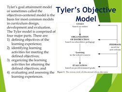 Tyler's Objective Model of Curriculum Evaluation | PDF | Curriculum ...