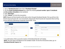 BDO Business Online Banking Guide | PDF | Wire Transfer | Cheque