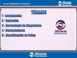 TEMARIO 1 - Introducción 
1 - Introducción 3 - Herramienta de DIagnóstico 
3 - Herramienta de DIagnóstico 5 - Identificació