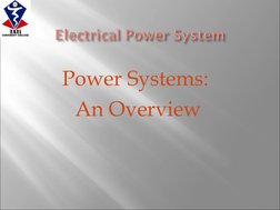 Overview of Electric Power Systems | PDF | Electric Power Transmission ...
