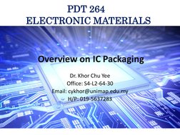 Overview of Electronic Packaging Techniques | PDF | Printed Circuit ...