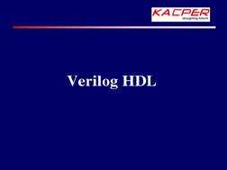 Verilog HDL
