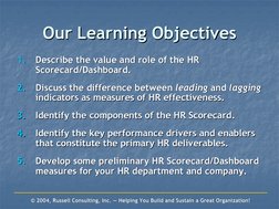 ©© 2004, Russell Consulting, Inc. 
2004, Russell Consulting, Inc. —— Helping You Build and Sustain a Great Organization!
Help