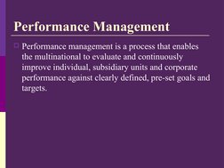 Expatriate Performance Management Guide | PDF