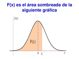  
 
F(x) es el área sombreada de la 
siguiente gráfica  
