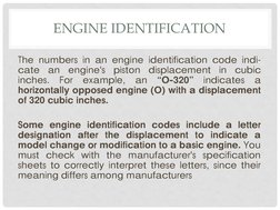 Aircraft Engine Identification Codes | PDF | Engines | Vehicle Technology