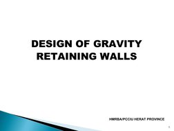 Gravity Retaining Wall Design Guide | PDF | Mechanics | Applied And ...