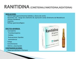 Ranitidina: Dosis y Mecanismo de Acción | PDF