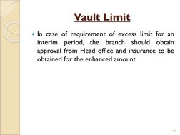 Vault Management and Cash Custodianship | PDF | Bank Vault | Cash