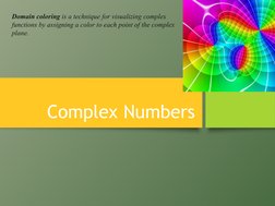 Color Mapping Complex Numbers Example Function Visualizing Complex Functions with Color | PDF | Numbers | Complex Number