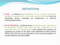 Loop Checking Procedure for Instrumentation | PDF | Instrumentation ...