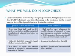 Loop Checking Procedure for Instrumentation | PDF | Instrumentation ...