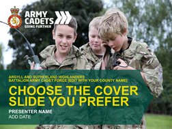 Army Cadet Force Powerpoint Template
