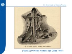 (Figura 2) Primeros modelos tipo Gates (1881)
3.6. Comienzos de las Giratorias Primarias
