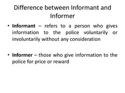 Covert Informant Informants in Police Intelligence | PDF | Informant | Security