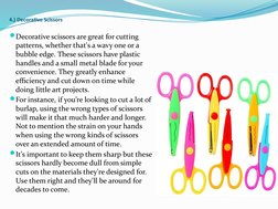 Types of Scissors and Their Uses | PDF | Scissors | Tools