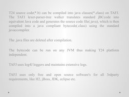 TAFJ Training Overview and Commands | PDF | Java (Programming Language ...