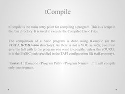 TAFJ Training Overview and Commands | PDF | Java (Programming Language ...