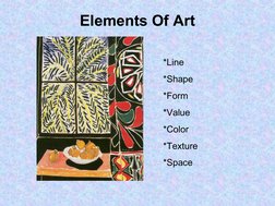 Elements of Art: Line, Shape, Color, Texture | PDF | Color | Vision