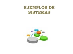 EJEMPLOS DE 
SISTEMAS
