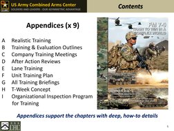 FM 7-0: Army Training Doctrine Overview | PDF | Company (Military Unit ...