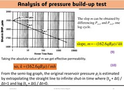 Pressure Buildup Test Analysis | PDF | Logarithm | Fluid Dynamics
