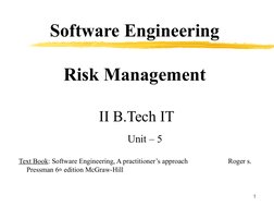 Risk Management Strategies in Software Engineering | PDF | Risk | Risk ...