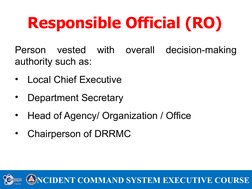 ICS Organization and Roles Overview | PDF | Incident Command System ...