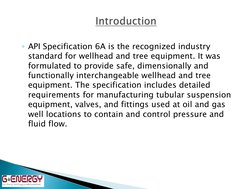 API Spec 6A 21st Edition Overview | PDF | Verification And Validation ...
