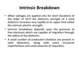 Breakdown Mechanisms in Solid Dielectrics | PDF | Electrical Breakdown ...