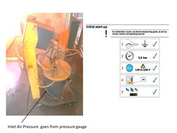 Inlet Air Pressure  goes from pressure gauge 
