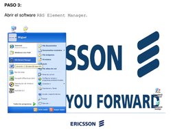 PASO 3:
Abrir el software RBS Element Manager.
