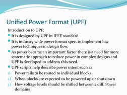 CPF and UPF in VLSI Design | PDF | Systems Engineering | Computer ...