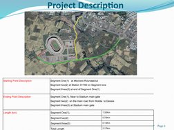 Project Description
Starting Point Description
Segment One(1)   at Mechare Roundabout
Segment two(2) at Station 0+700 on Segm