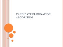 Candidate Elimination Algorithm Explained | PDF | Hypothesis | Machine ...