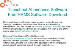 Neterson Technologies HRMS Solutions | PDF | Human Resource Management ...