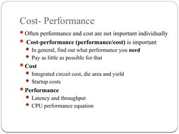 CS322: CPU Performance Metrics Guide | PDF | Central Processing Unit ...