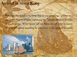 Hidalgo also stated in his letter that he was preparing    a letter to 
the Queen Regent of Spain explaining the Calamba sit