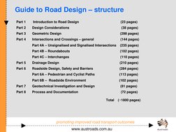 Austroads Guide to Road Design Overview | PDF | Road | Road Transport
