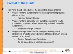 Austroads Guide to Road Design Overview | PDF | Road | Road Transport