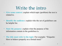 Writing Effective Guidelines | PDF | Human Communication | Communication