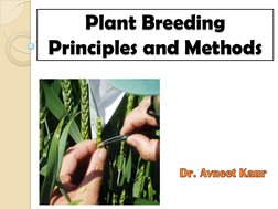 Plant Breeding 
Principles and Methods
