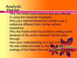 Find out:
▪Why the skilled typist doesn’t find any difficulty 
in using the computer keyboard.
▪Why your teacher/classmate co