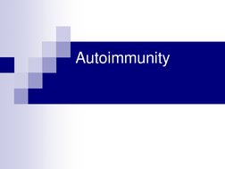 Autoimmunity
